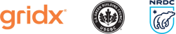 Logos from Gridx, USBC and NRDC